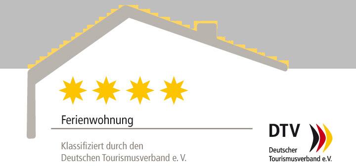 awarded the **** four-star rating of the German Tourism Association (DTV)